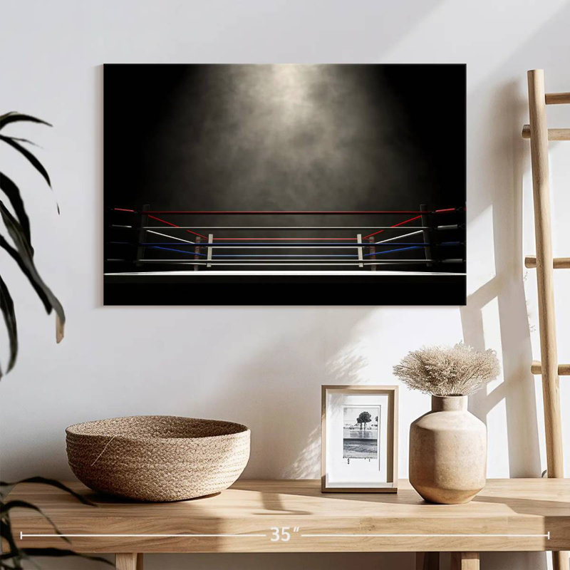 Sireci Dark Boxing Ring, 8" H x 12" W