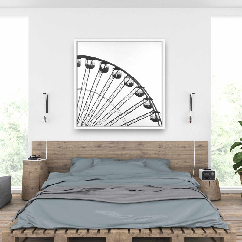 Le quart d'une grande roue | Toile encadrée pour le décor de la chambre à coucher
