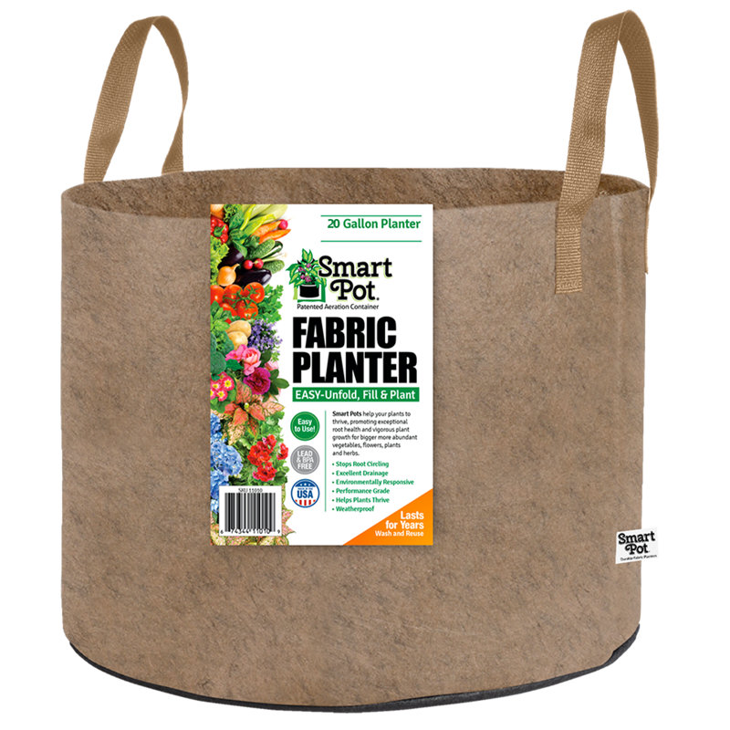 Pot Planter, 15.5 x 20 x 20, Natural