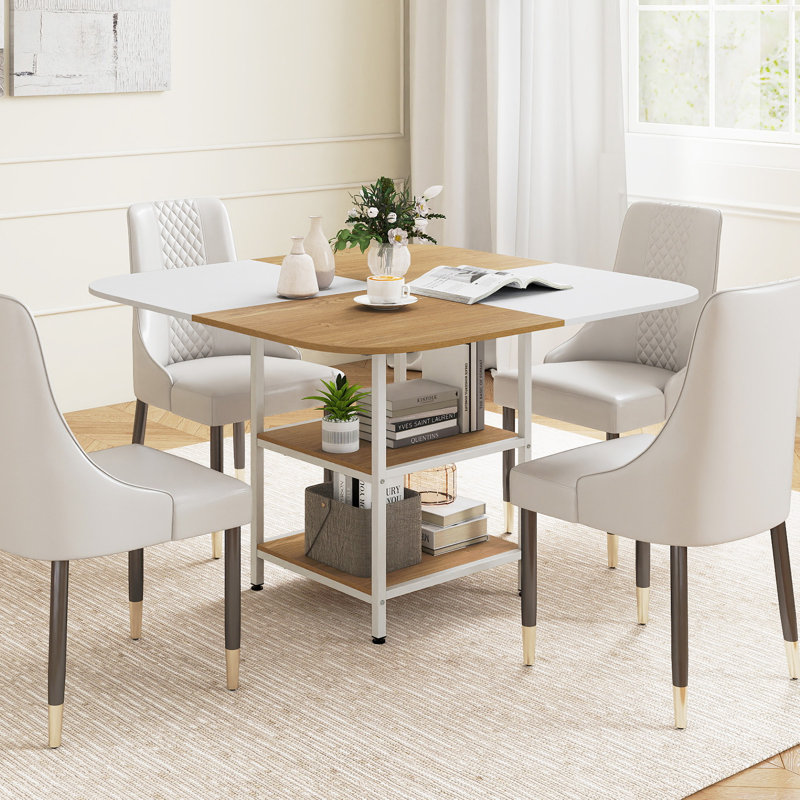 Metal Base Dining Table