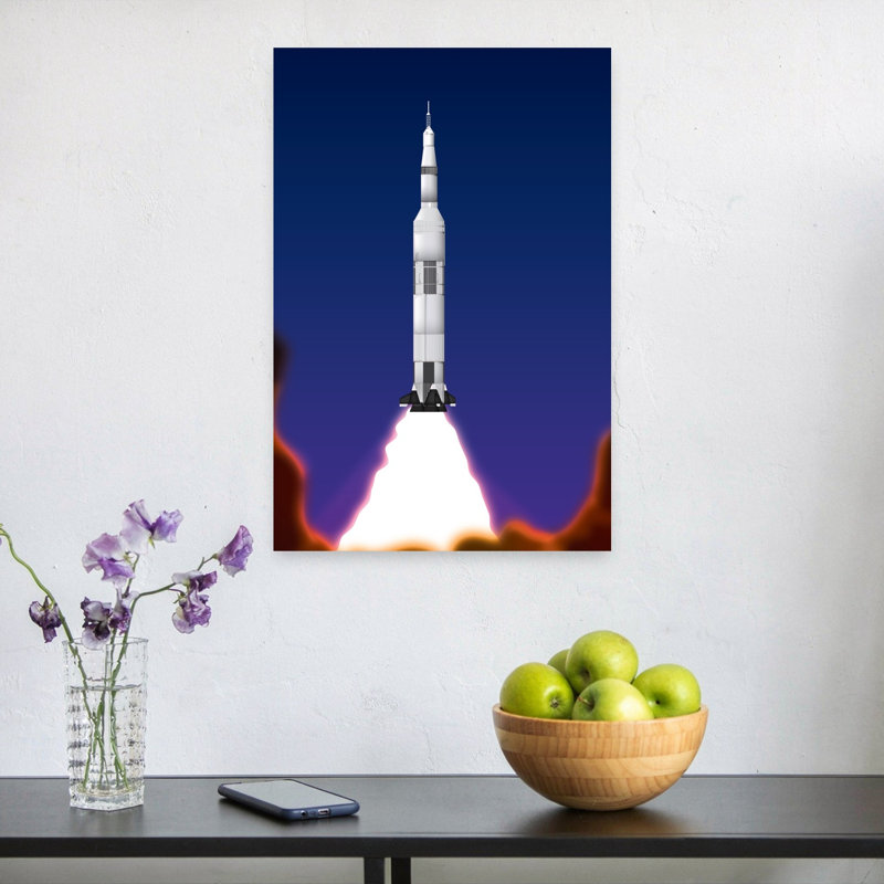 Impression d'art mural spectaculaire paysage urbain contemporain contemporain, 24" H x 16" W