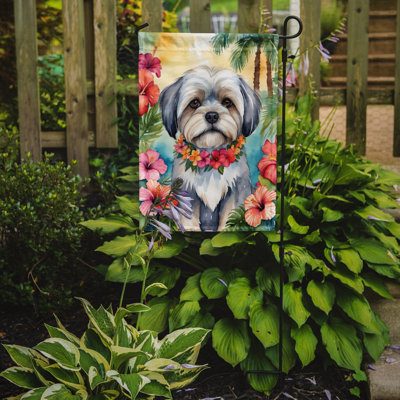 Drapeau de jardin en polyester double face H 15,5 po x l 11,25 po