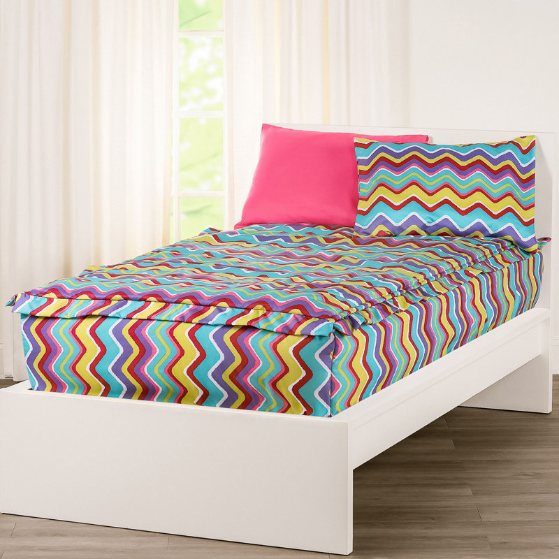  Color Palette Bunkie Deluxe All-In-One Zipper Bedding Set, Full / Double