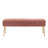 Aghvarth Tufted Geometric Stitch Velvet  Upholstered Bench-1890251795