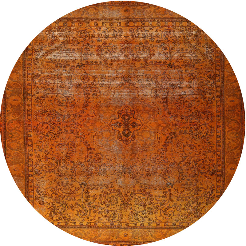 Madilene Oriental Indoor Rug, Round 7'
