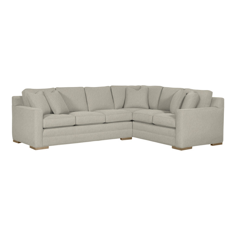 Summerton Upholstered L-Shaped Sectional Right Hand Facing, Ian Smoke, Hampton