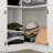 Bettis L-Shaped 4-Door Corner Wardrobe with Shelves