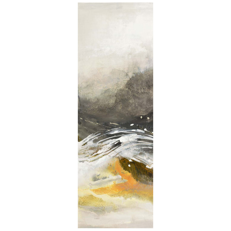 Crashing Waves I, 48" H x 16" W, No Frame, Frameless Print