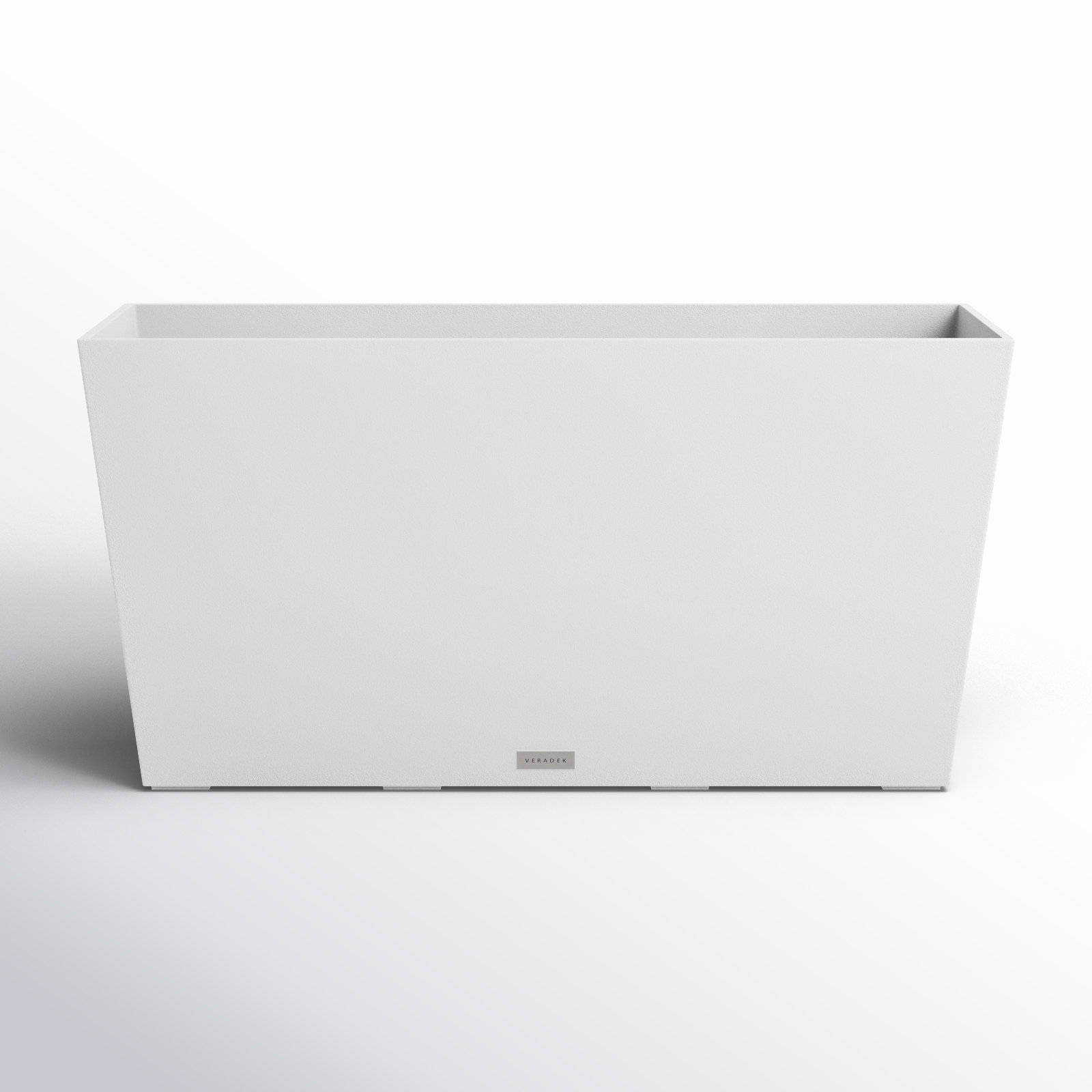 Pure Series Midori Planter, 15.25" H x 31" W x 10" D, 1, White