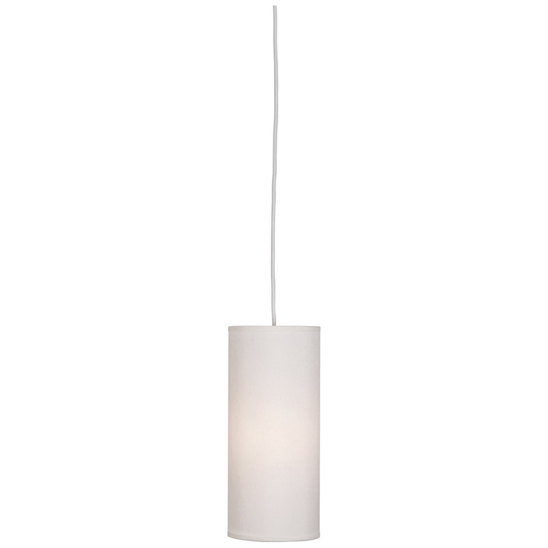 Luminaire suspendu cylindrique à 1 lumière Elena, Perle Dupoini