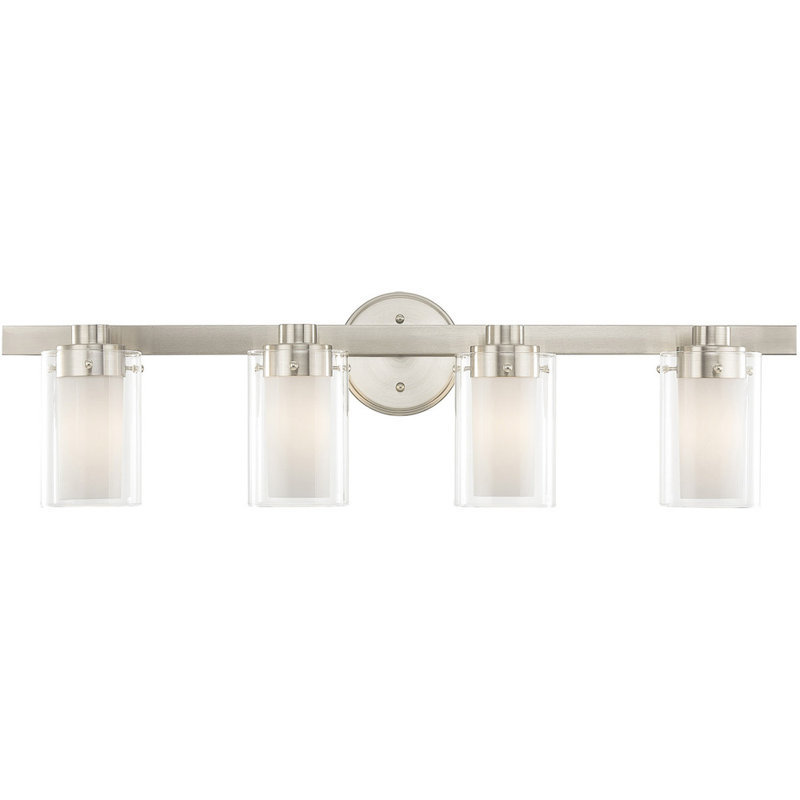 Éclairage pour meuble-lavabo 4 lumières l 31,5 po