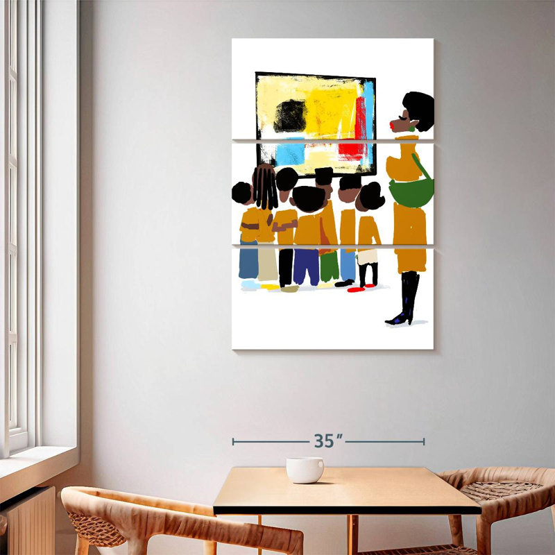 Class Trip, 65" H x 42" W
