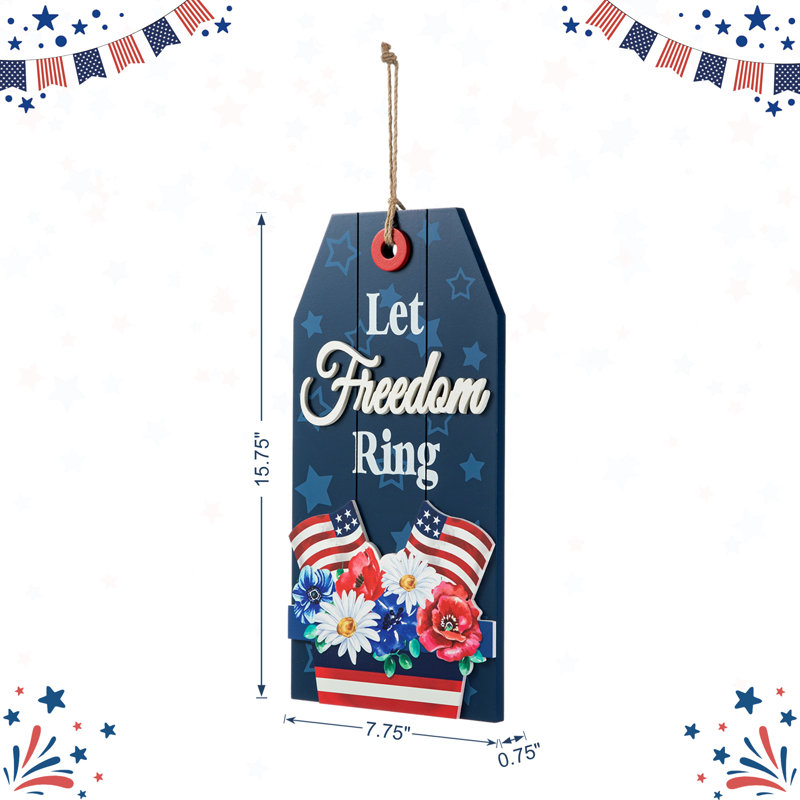Panneau de porte patriotique / Americana