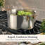Anolon EverLast Tri-Ply Clad Stockpot with Lid, 8-Quart, Bronze