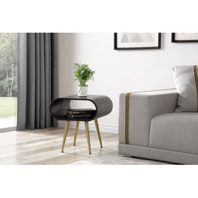 Berfin Side Table with Storage