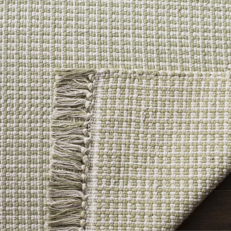 Cayman Hand Woven Cotton Geometric Rug, Rectangle 8' x 10'