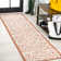 Deronte Vintage Filigree Textured Weave Cream/Orange Indoor/Outdoor Rug