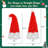 6FT  Santa's Hat Shape Artificial Whimsical Xmas Tree With 1050 Tip