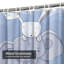 Rideau de douche mignon avec 12 crochets-402568844