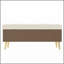Banc de rangement avec repose-pieds Modern Modern-129931464