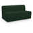 Tissu bouclé vert