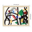 «Colors in the Forest 03» par Little Dean, impression sur bois encadrée-1402045108-1402045114