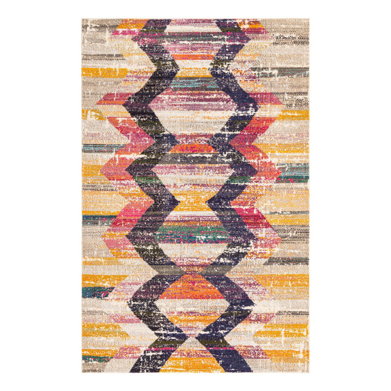 Washable Indoor Rug, Rectangle 5'3" x 8'