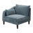 Contemporary 5Pcs Modular Sectional Set One Arm Chairs Armless Chair Ottoman L-Shaped Sectional Fabric-1550434352