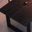 Bureau en bois massif de couleur noire à usage domestique-762874424
