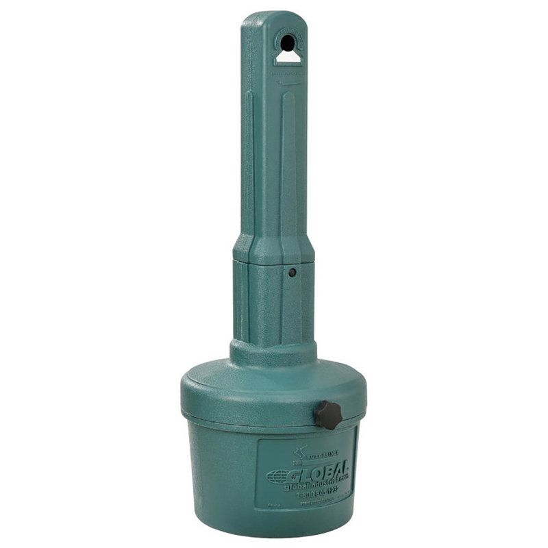 Global Industrial Ashtray, Green
