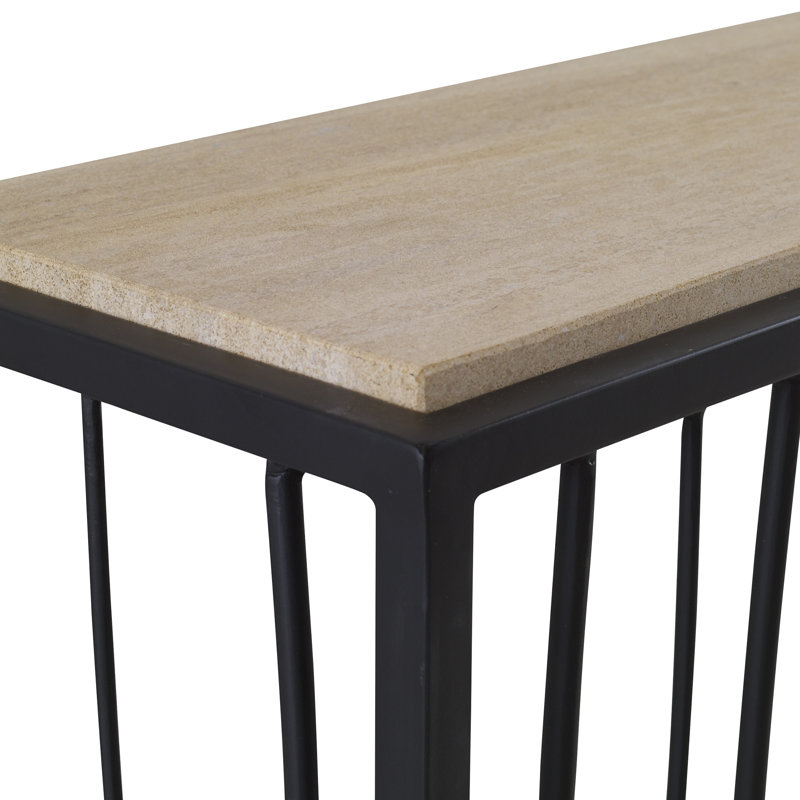 Imane 36'' W Stone Console Table