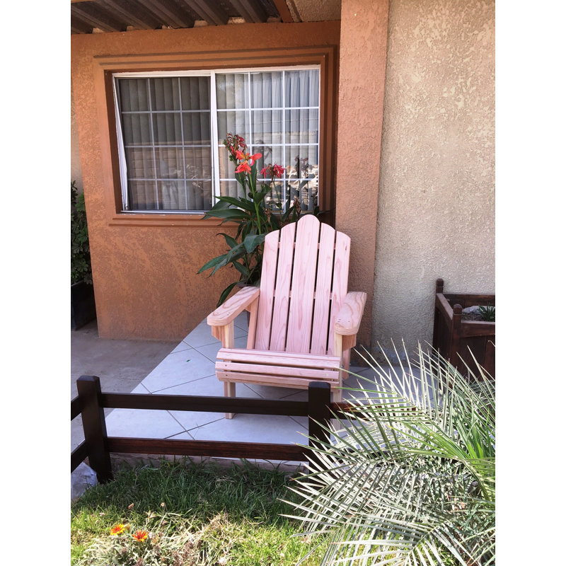 Chaise Adirondack Benkley Redwood, Transparent