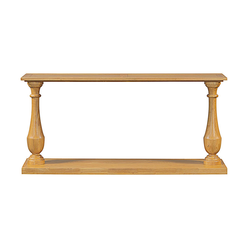 Console rétro avec design élégant, Naturel