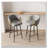 360°Swivel Upholstered Barstools-640059049-640059048