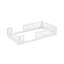 Lit plateforme simple avec garde-corps en bois blanc - Structure, fonction pratique-1498259907