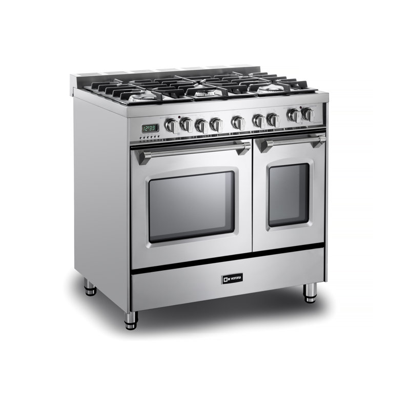 Prestige 36" 4.9 cu. ft. Freestanding Dual Fuel Range, Stainless Steel