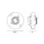 New Wave 1 - Light Flush Mounted Sconce-82675716-82675717-87385715