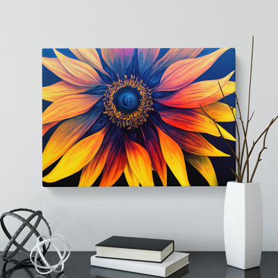 Attractive Sunflower - Wrapped Canvas Print