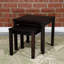 Ensemble de 2 tables gigognes en eucalyptus