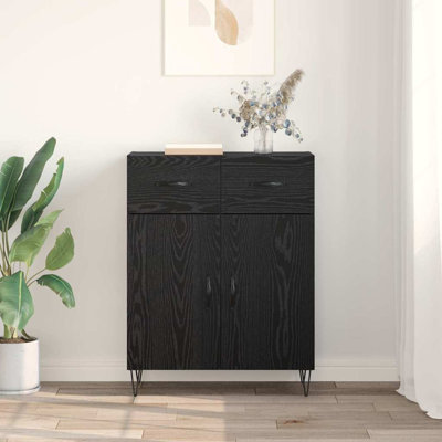  Sideboard Old Wood 69.5 X 34 X 90 Cm Engineered Wood