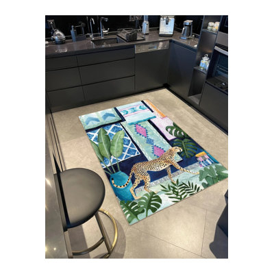 Multicolored Leopard Pattern Creative Modern Decorative Carpet