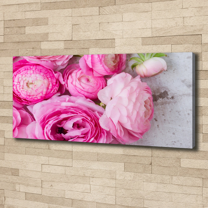 Wild Roses - Wrapped Canvas Print, Canvas, 50cm H x 125cm W