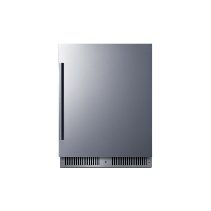 Summit Appiance 24" Wide Built-In Shallow-depth All-Refrigerator, Left Handed