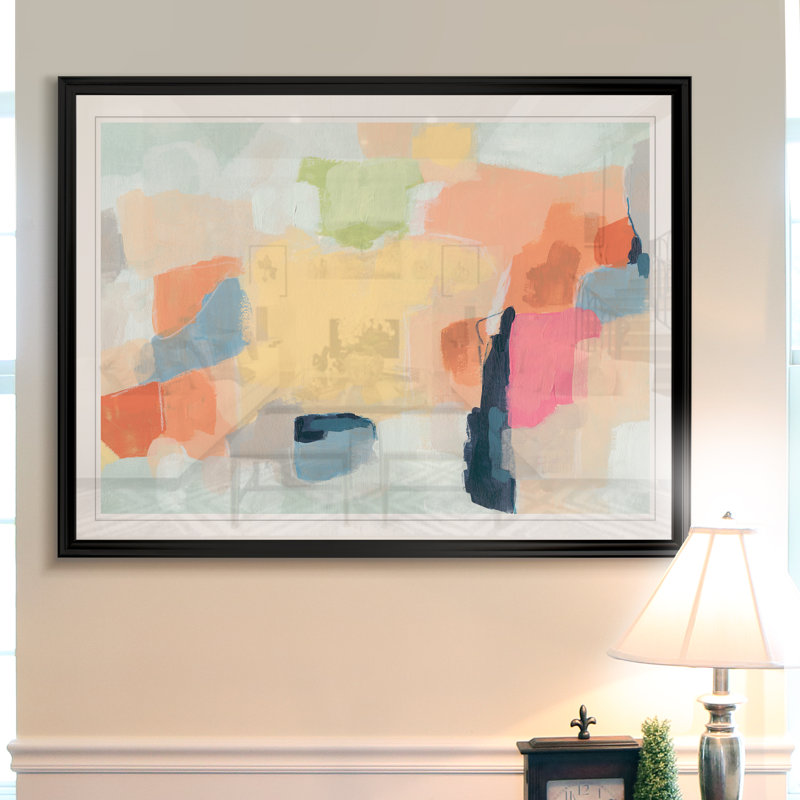 Cartographe - reproduction sur toile, H 22,5 po x l 30,5 po, Impression encadrée, Noir