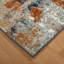 Tapis abstrait rouille / bleu Abstract-91518000
