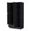 Armoire 2 portes avec compartiment ouvert-1594652882