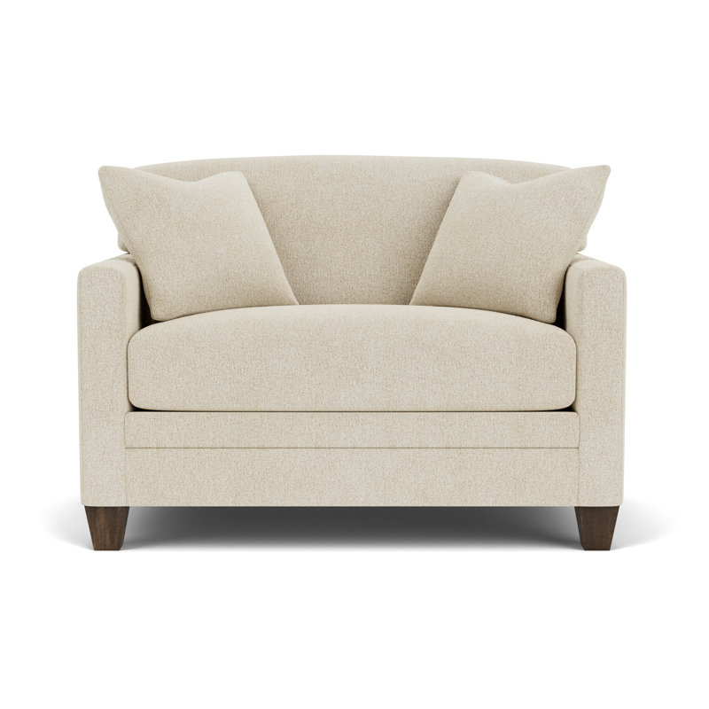 Chair And A Half, White Polypropylene/Olefin