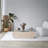 Modern Coffee Table with 100% Tempered Glass Top, 41.3 x 13.8 x 25.6 inches | Durable 100% Melamine Coated Particle Board Frame, PVC Edgebanding | Elegant Travertine & Transparent Finish, Perfect for Living Rooms-1646080164