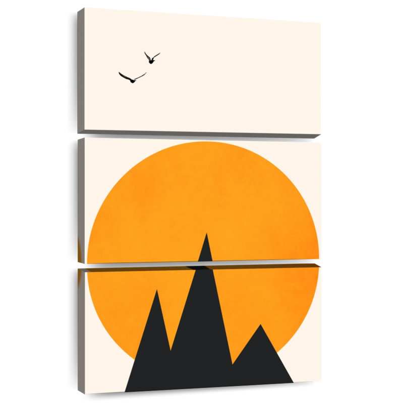 Avery minimaliste Les Alpes, H 50 po x l 32 po