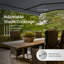 Retractable Home Patio Awning | Deck Canopy |UV Protection Sunshade | Manual Black Frame | Upgraded 2024-45055554-109194832-63869593